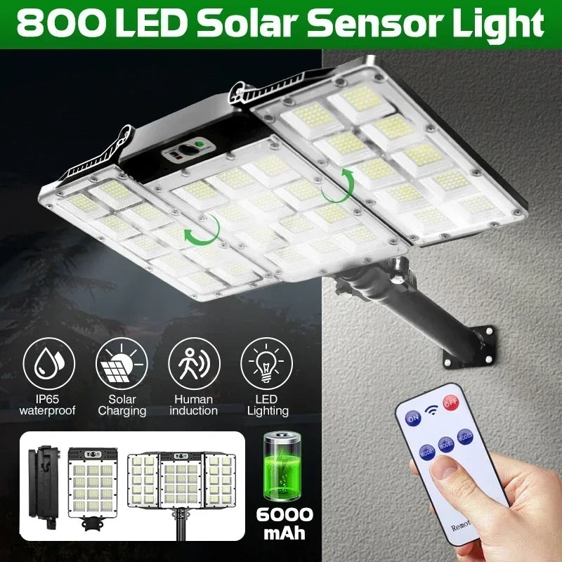 lampe solaire 3 cotés