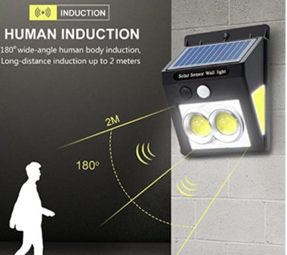 lampe solaire extérieure à détecteure de mouvement